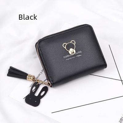 Portafoglio Corto da Donna Orsetto Carino 2024: Portamonete Stile Giapponese & Coreano, Mini Borsa, Portacarte