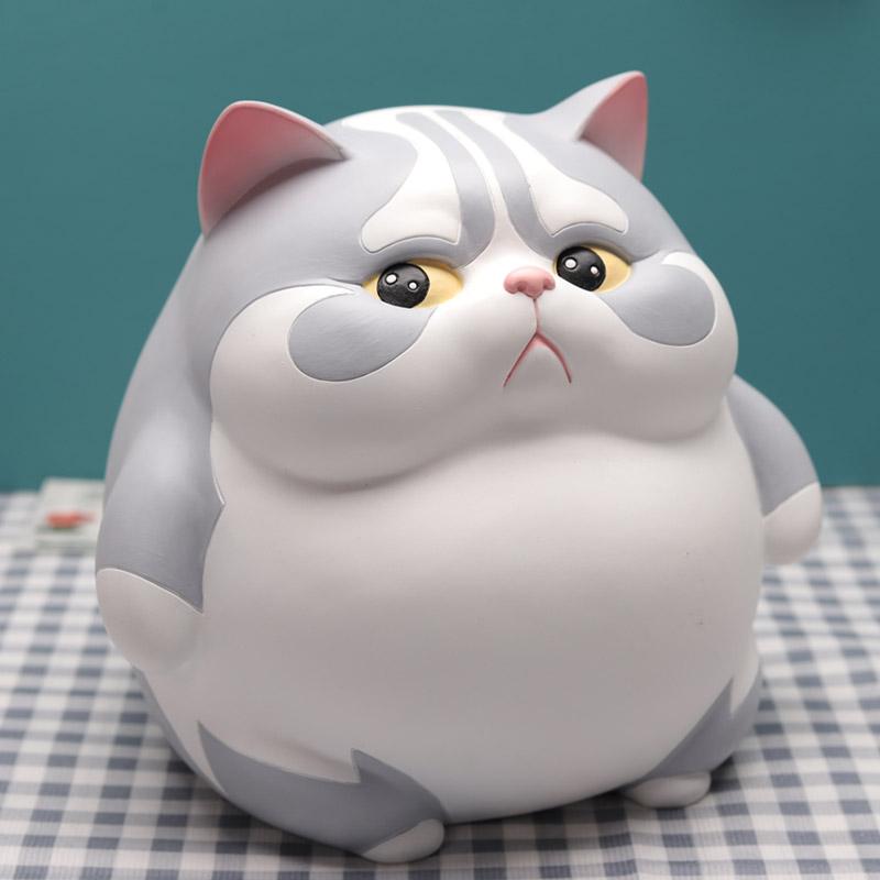 Creative piggy bank Children's change jar Vinyl storage tank Lucky Saving Hide Money Boxes Organizer Room decoration sculpture