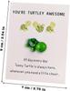 Mini Pocket Hug Turtle, "You're Turtle" Amazing Inspirational Gift Card, Thank You Note Card, Greeting Card, Mini Sea Turtle Figurine Pocket Hug