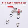 1/2'' 3/4'' Zinc Alloy Faucet Water Splitter Water Connection Adapter Outdoor Switch Garden Irrigation Pipe Connector Faucet
