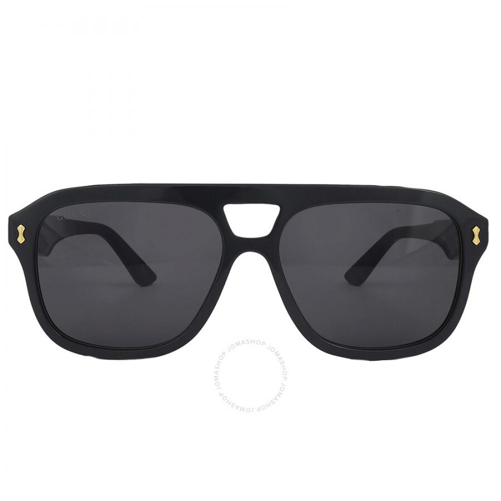 

Gucci Gray Square Men s Sunglasses GG1263S 001 57