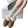 Hohle Wollstapel-Socken Schwere Arbeit Warme Gestrickte Mehrlagige Mittellange Socken Süße Und Vielseitige Socken