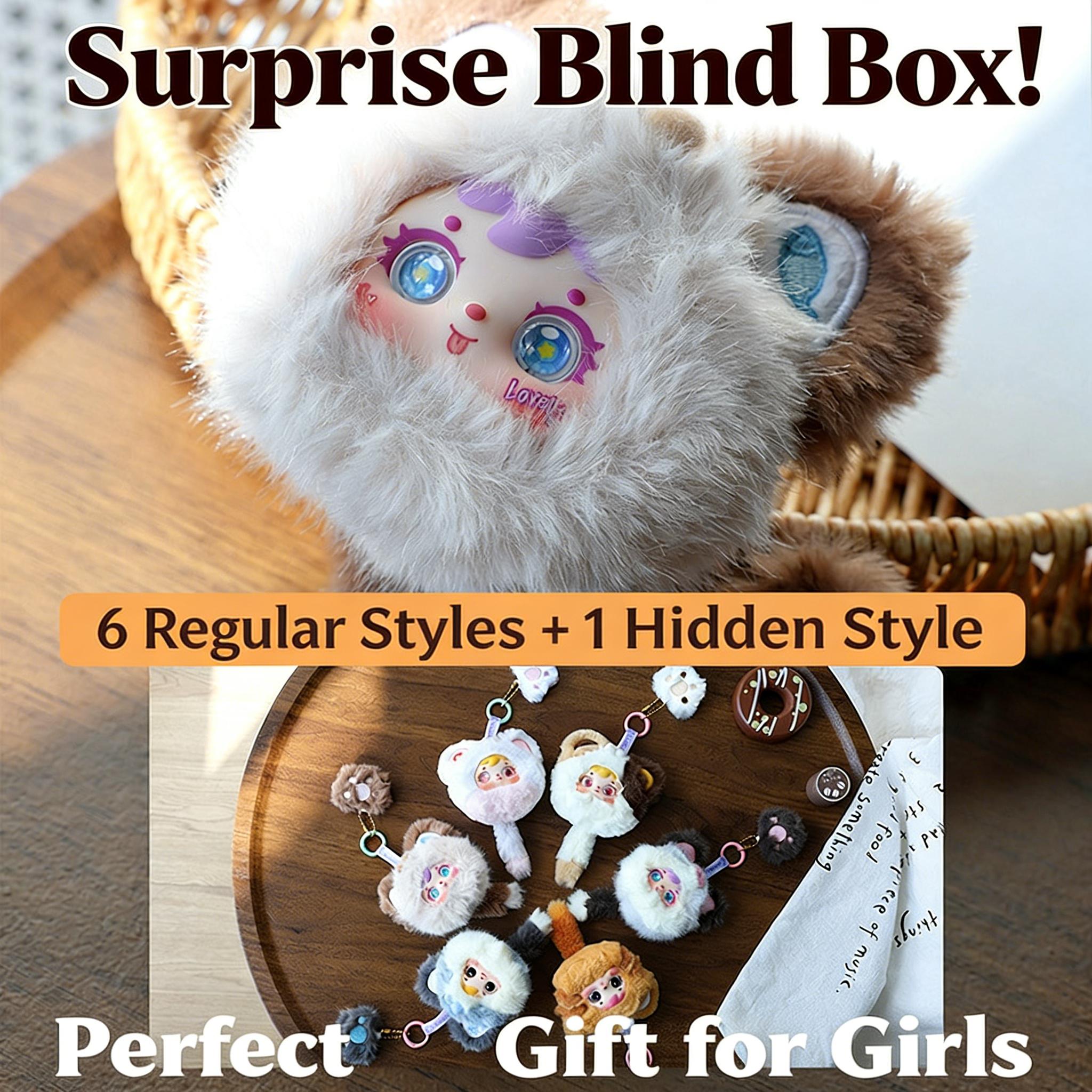 Meow Paw Plush Blind Box - Adorable Mystery Plush Toy, Kawaii Stuffed Animal Mini Doll for Girls Gift