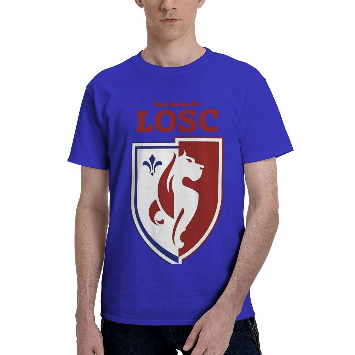 

Lille Losc 1 100 Cotton Casual Breathable Confortable Man New In Tops And TShirts T Shirt Men XL
