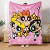 The Powerpuff Girls Flannel Blanket, High quality Comfortable for All Seasons, Home Decor, Warmth and Comfort