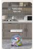 Smart Touchless Induction Trash Can with Automatic Lid & Bagging for Bathroom