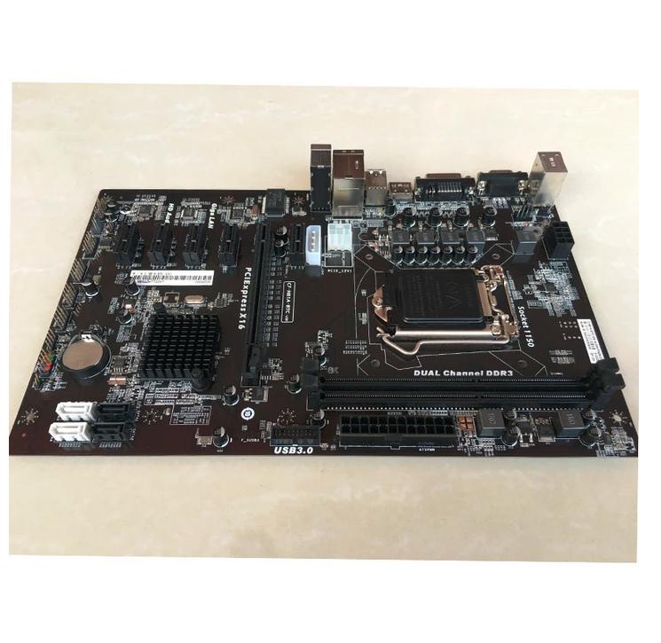 H81P Colorful CF-H81A-BTC Socket 1150 DDR3 SDRAM ATX Intel H81 Pro ETH Motherboa