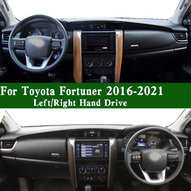 For Toyota Fortuner TRD AN160 N15 N16 N155 156 168 2016-2025 Dashmat Dashboard Cover Trument Panel Sunscreen Anti-Dirt Pad