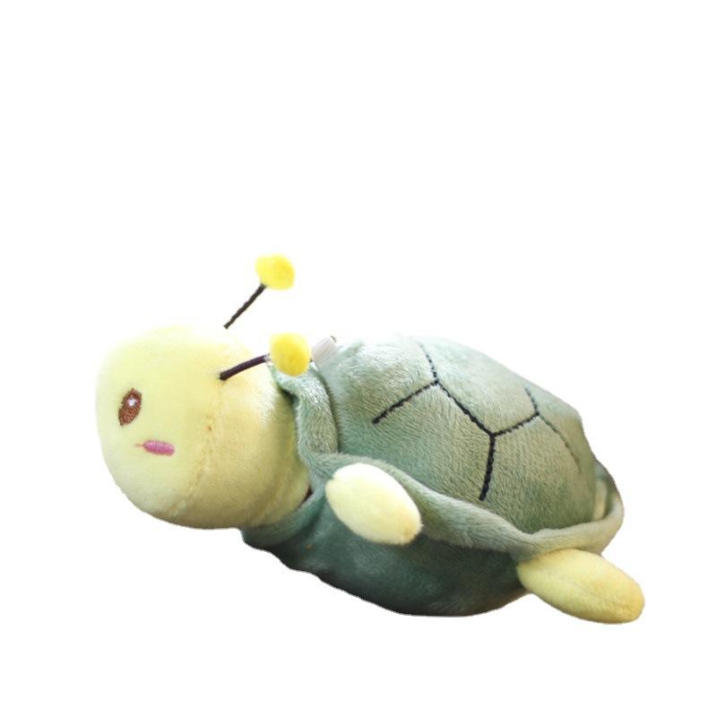 Cute Little Turtle Pendant Plush Toy Cartoon Bee Backpack Hanging Decoration Keychain Turtle Honey