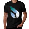 Einflügeliger Engel T-Shirt Große Größe Einfaches T-Shirt