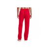 Under Armour Fleece Straight Leg Sports Pants Women bottoms Red 1300267-600