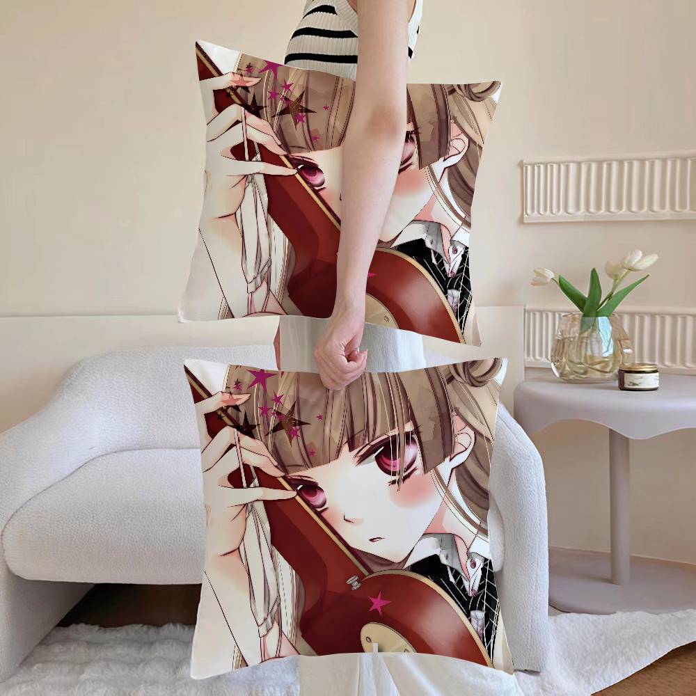 N-Nino Arisugawa Pillow Case Anti-dustmite Pillowcase Invisible zipper silky Sofa cushion cover