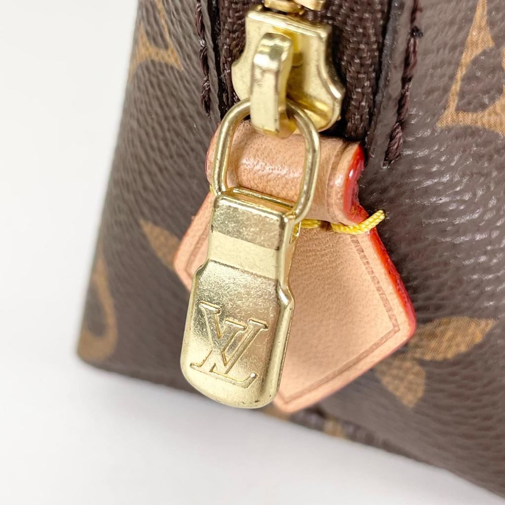 Pristine LOUIS VUITTON Pochette Pochette Cosmetic PM Brown Monogram Canvas Women Used