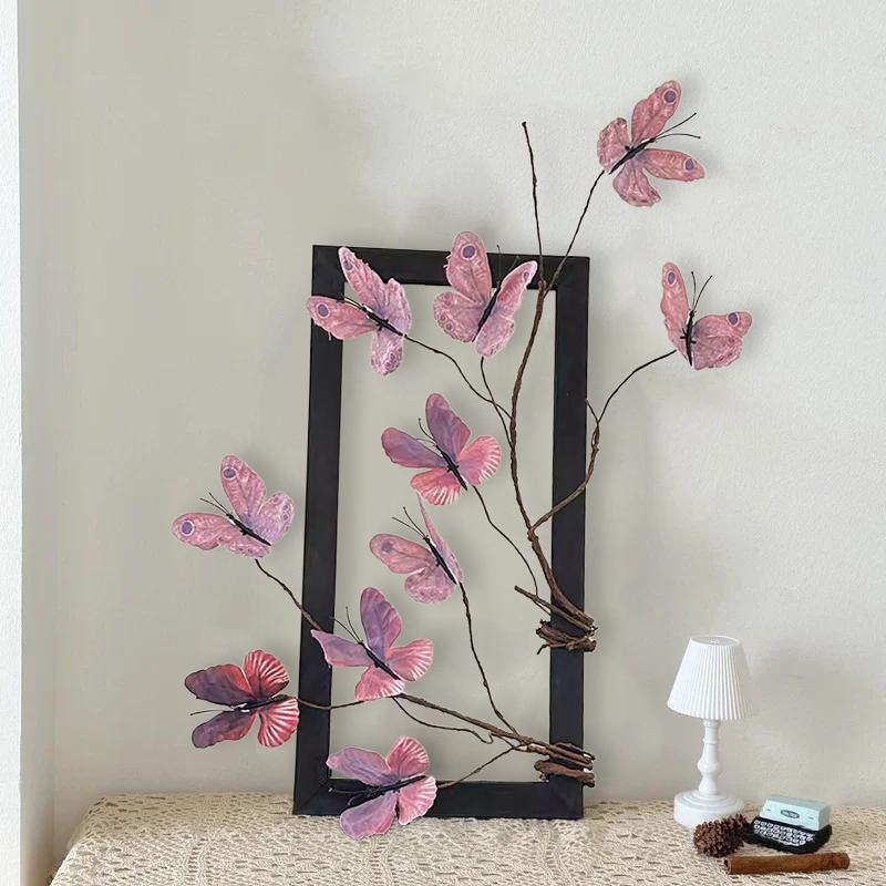 1 Set Simulation Schmetterling Blume DIY Künstliche Blumenschmuck Tischdekorationen Mehrere Optionen verfügbar