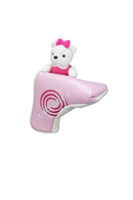 ODYSSEY Putter Head Cover BEAR BLADE WHT SS 24 White Ladies (Pin Type)