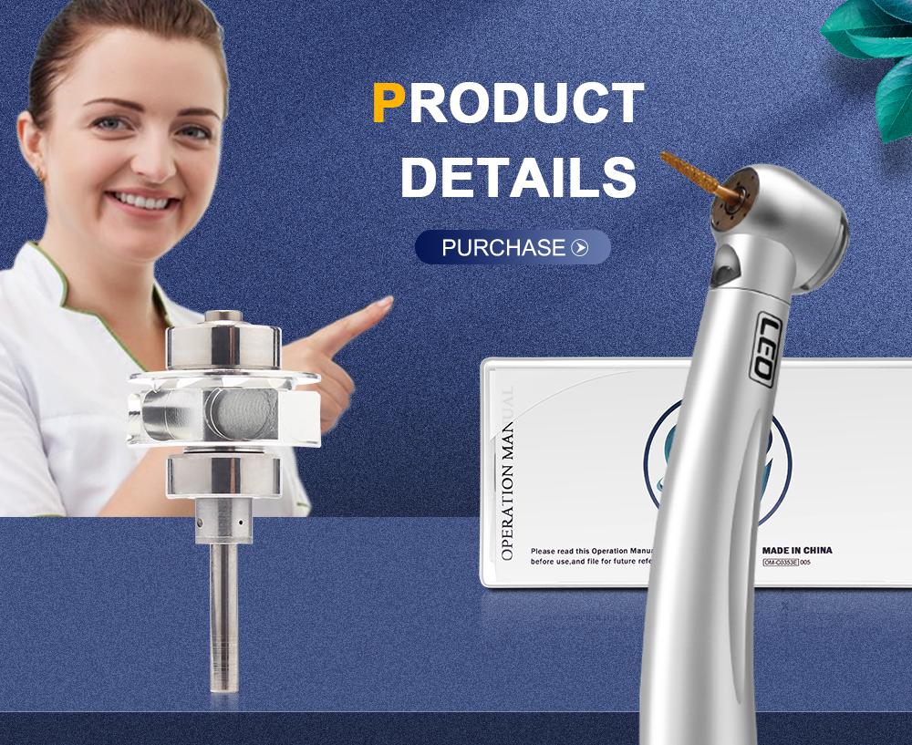 Dental Air Turbine AI-M600LG Stardard Kopf Selbst Generator High Speed Connect Mit 2/4 Löcher Dental Stuhl