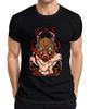 Inosuke Wildschwein Maske Dämonenjäger Dualklingen Anime Geschenk Herren T-Shirt