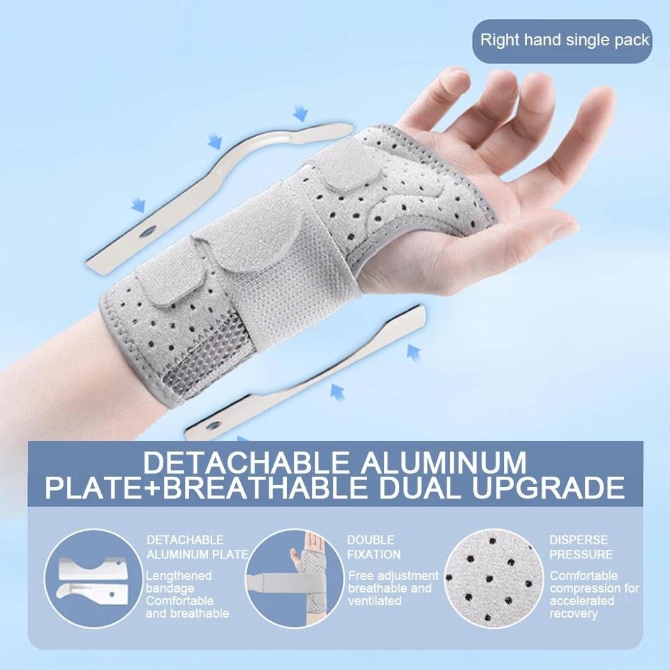 Loogdeel 1Pcs Breathable Wrist Brace Arthritis Carpal Tunnel Hand Sprain Tendonitis Wrist Strap Professional Splint Wrist Brace