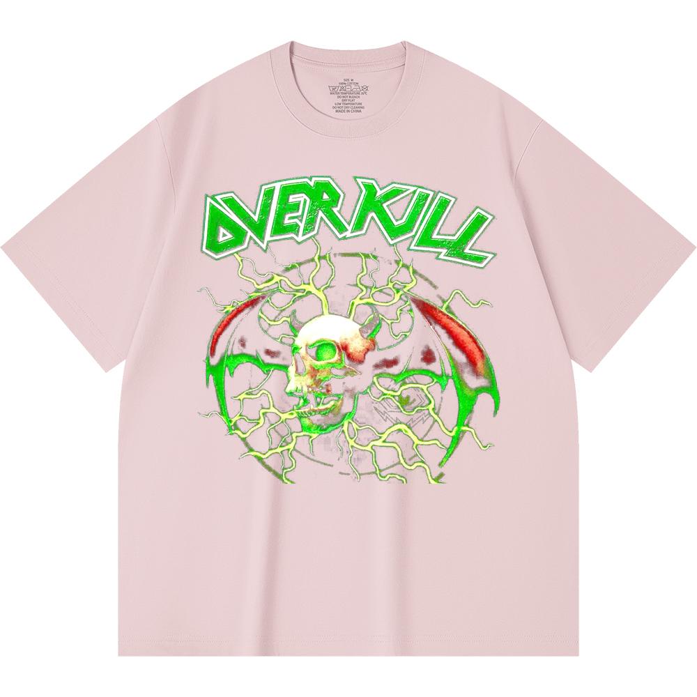 230 g/m² 100% Bavlna T-shirt Heavy Metal Rocková Kapela Tisk Populární Hudby Unisex Těžký Bavlněný T-shirt