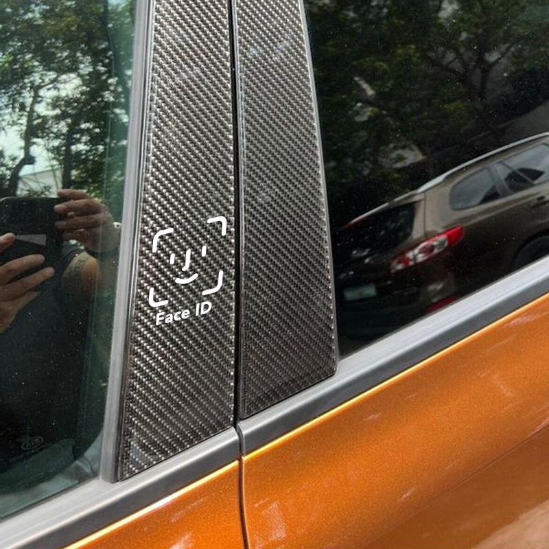 FACE ID decal,creative&funny stickers, Car funny accessories,for car truck&laptop!For a Unique and Look!