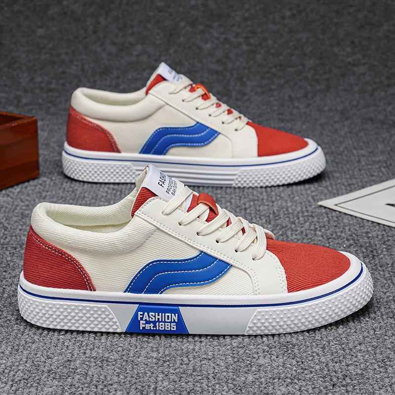 Summer New Arrival Men Breathable Versatile Skateboarding Shoes Men'S Soft Bottom Casual Sports Trend Fashion Canvas Shoes