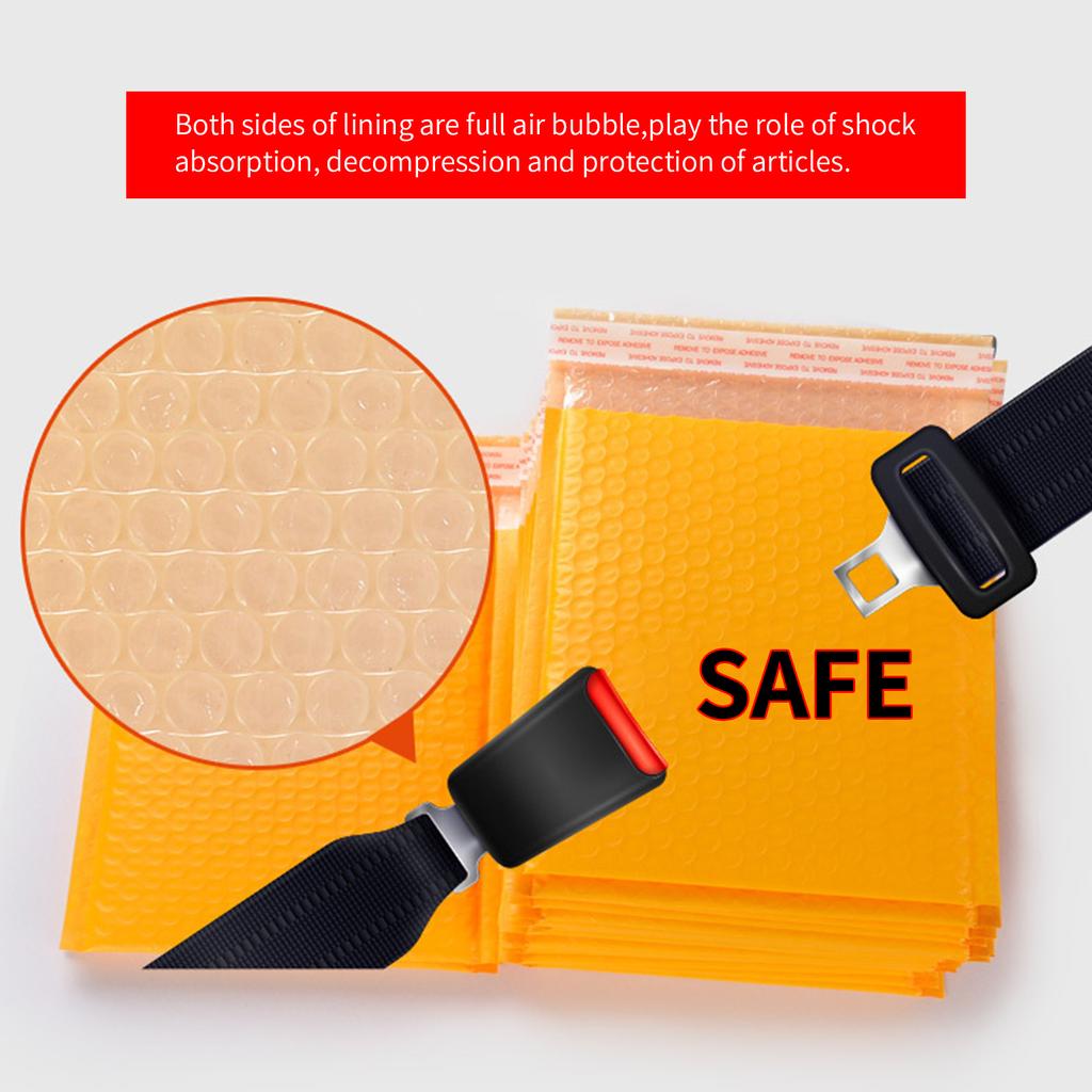 Luftpolsterversandtaschen Gepolsterte Versandtasche PolyMailer Selbstklebend Versand Geschenkbeutel für Lieferung Zeitschrift Gefütterte Versandtasche