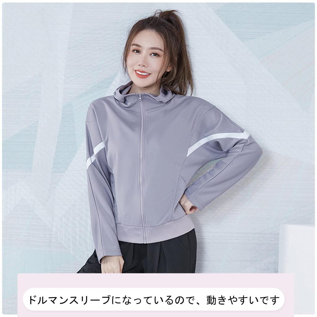 Mskikefly Yoga and Training Running Sports Long Short and Suitable for All Seasons Women's 5-Piece Set, Stretchy, Moisture-Wicking, Quick-Drying,