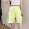 Sport Shorts for Women In Summer Thin Loose High Waist Casual Pants for Large Size Women's Wide-leg Mid-length Pants Five-point Pants
