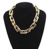 Punk Hip Hop Choker Chunky Chain Necklace Statement  Charm Jewelry