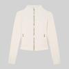 LULULACIE Women's Gold Zipper Stand-up Collar Slim Fit Sports Jacket