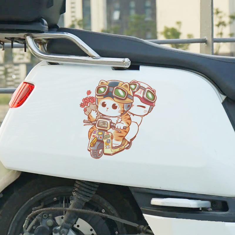 New Funny Pet Cat Car Sticker Car Body Creative Decals Decor Accessories for Car /Electric Vehicles/ Motorcycles DIY Decorative
