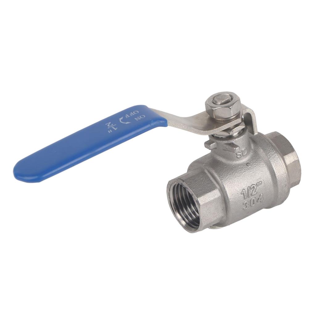 12"" NPT Full Port 2 Way Rotary Lever Stainless Steel SS304 Two Pieces Ball Valve WOG1000