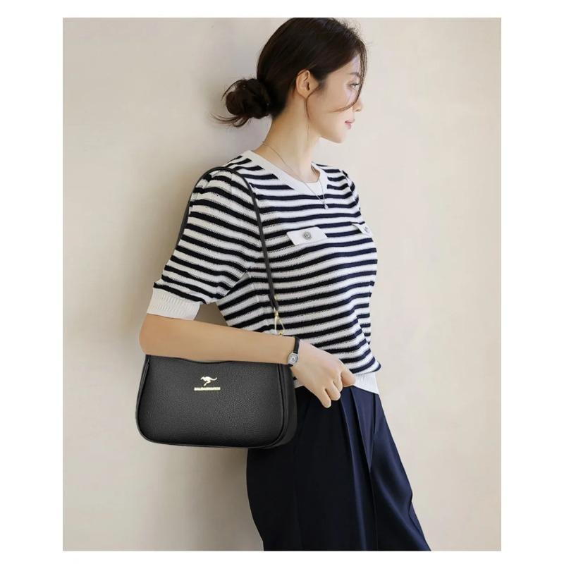 Women's Retro Shoulder Bag, Simple Crossbody Bag, Solid Color Shoulder Bag Suitable for Daily Use, Commuting, and Shopping