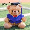 Luxury Gift Packaging Bear Personalized Graduation Gifts 2026 for Her, Cute Teddy with Embroidered Gown Award And Cap, Soft Plush Mascot College High