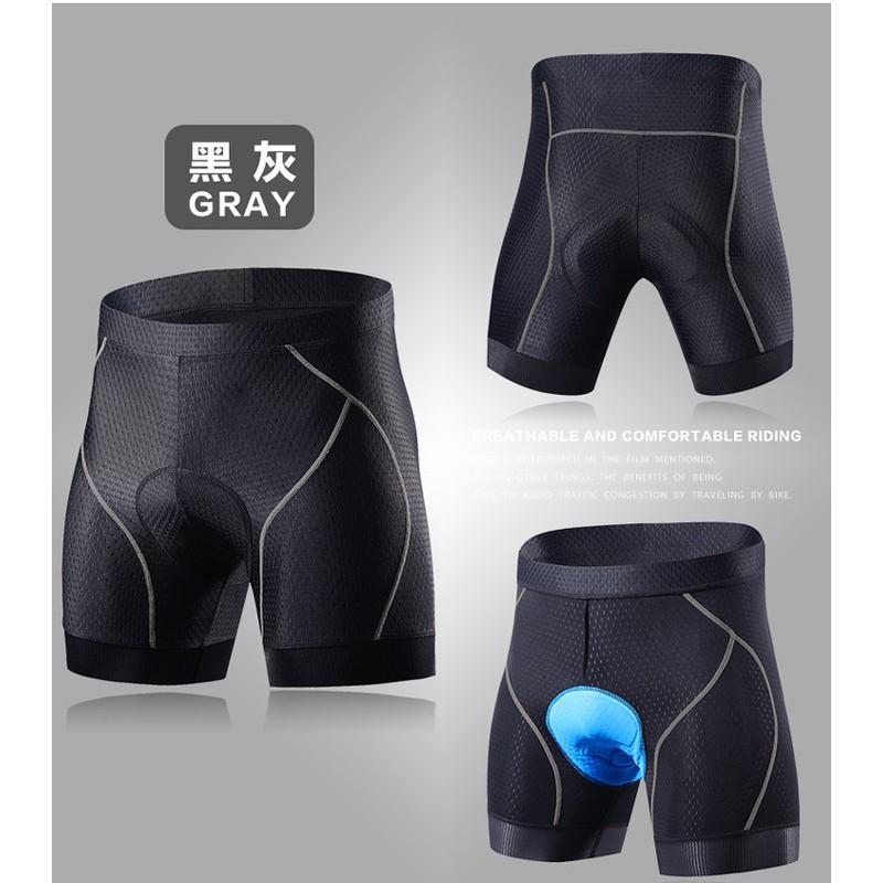 Mens Cycling Shorts With Gel Pad Quick-Dry Bike Underwear Road Mountain Riding Large Size