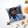 Michael Jackson Kissenbezug Waschbar Leinen Kissenbezug Weich für Tägliches Sofa Bett Wohnzimmer Dekoration