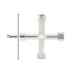 4 In 1 Multifunctional Electrician And Wrench Universal And Triangular Key Used For Gas Train Venting And Radiator Convenience