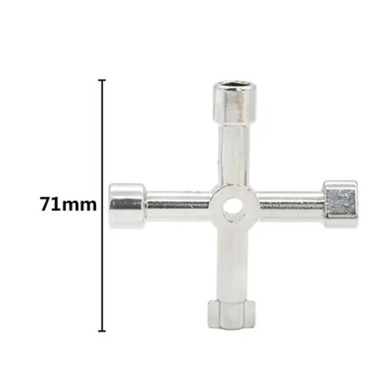4 In 1 Multifunctional Electrician And Wrench Universal And Triangular Key Used For Gas Train Venting And Radiator Convenience