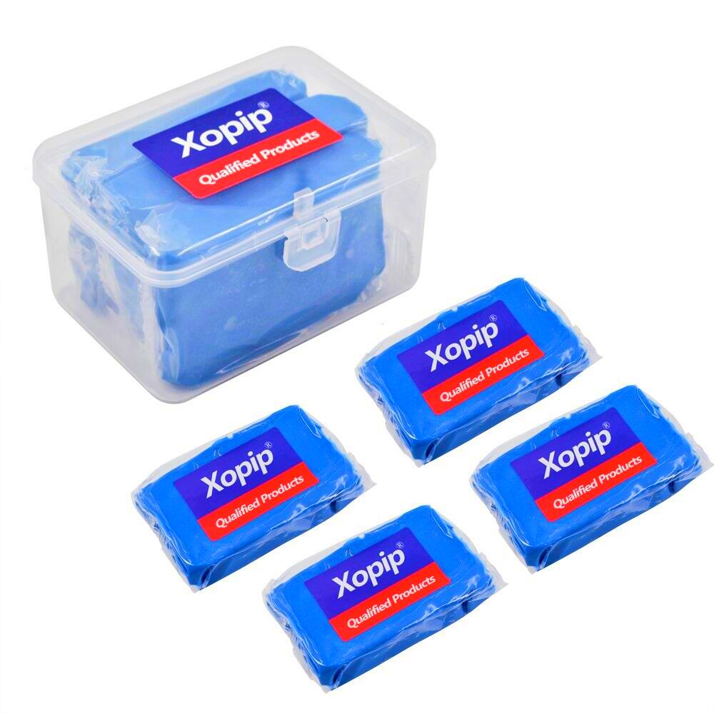 

400/500 г глиняный брусок для мытья автомобиля, волшебная грязь для чистки деталей краски, упакованная в коробку из ПВХ