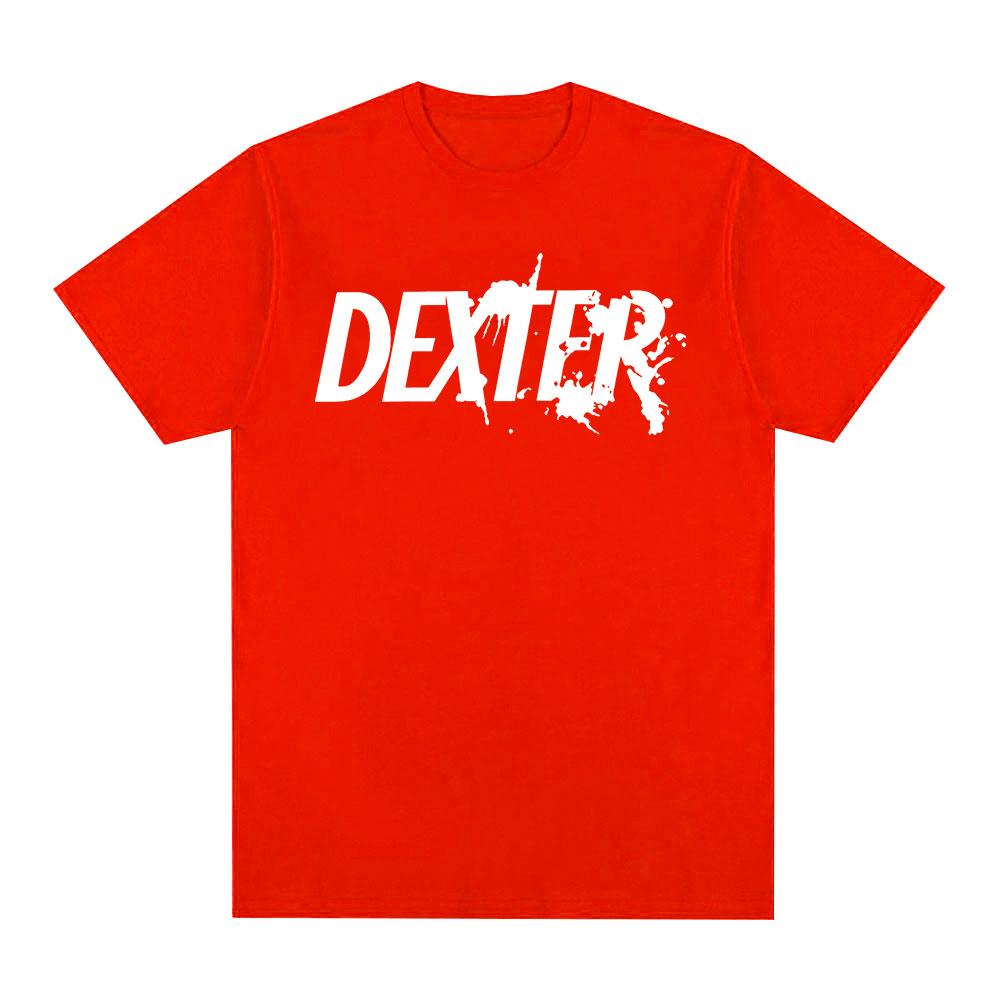 TV Play Dexter Morgan Logo Print T-shirts Men's Women Clothing Casual Oversized Short Sleeve T Shirt High Quality Cotton T-shirt