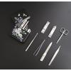 Set di tagliaunghie in madreperla coreana Kit manicure tradizionale Najeon Chilgi