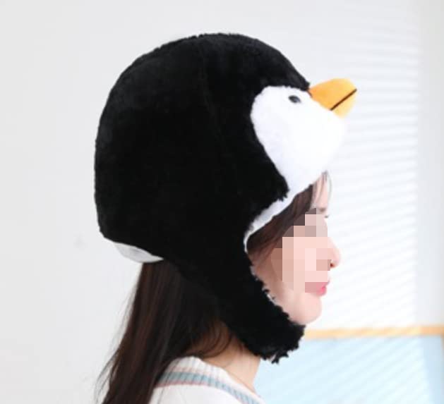 Chapéu Pinguim DOKiDOKi Máscara de Transformação Cosplay Adereço de Cabeça Pelúcia Kigurumi Adereço de Cabeça Fofo Fofo Halloween Aquário Zoológico Pinguim 2335 [Fofo]
