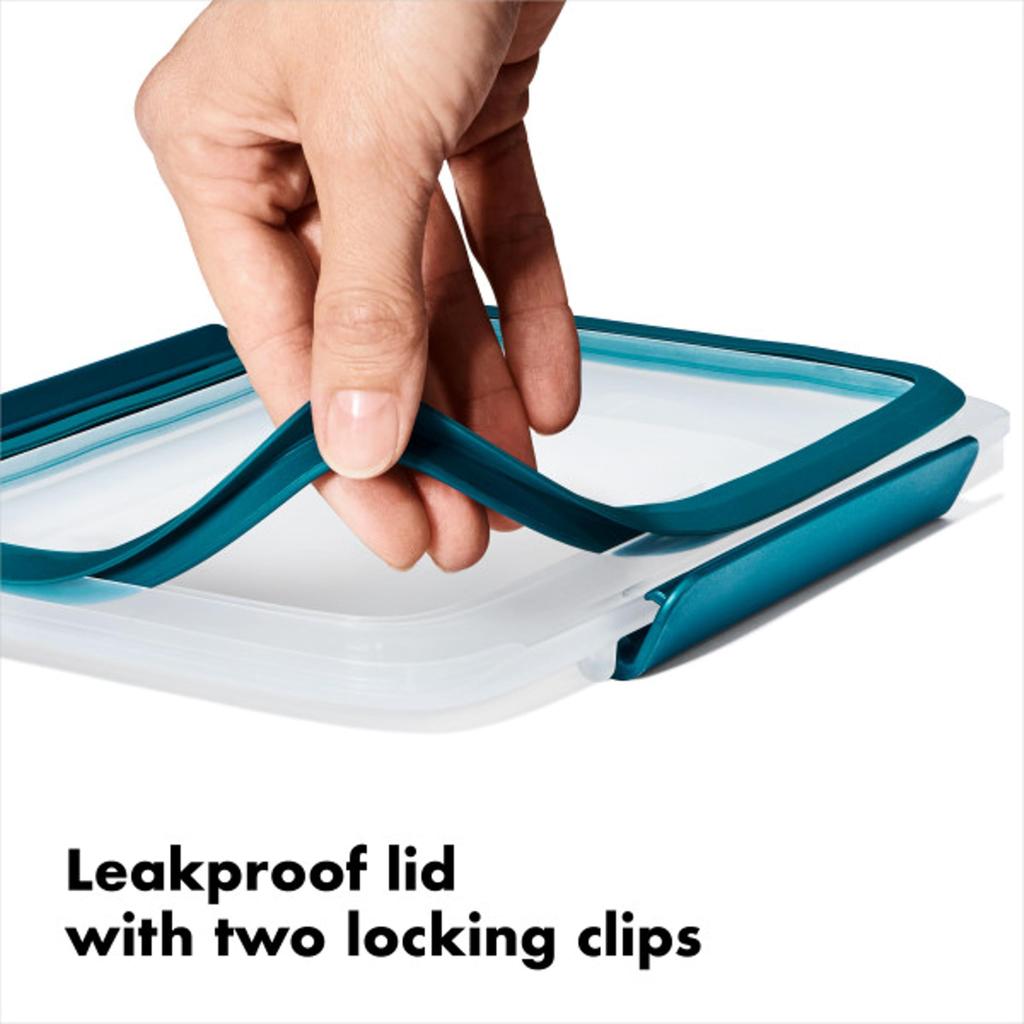 OXO Prep Go Sallad med Dressing Mikrovågsugn och Diskmaskin Lufttät Förvaring Matlåda & Behållare, 1,5L, Läckagesäker, Kopp, Säker, Behållare,