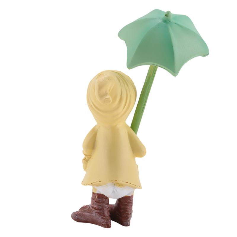 ABFS 2Pcs Garden Ducks Statues, Garden Resin Ornament With Umbrella Garden Resin Ornament Garden Duck Outdoor Decoration