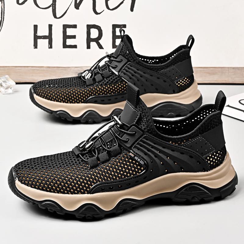 Mode Atmungsaktive Herren Laufschuhe Leichte Männliche Trainings-Sneaker Neue Bequeme Mesh-Schuhe Stilvolles Sportliches Trekkingschuhwerk Trainer