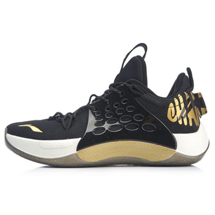 2018-2019 Season CBA Champion Shoes Glory Edition - Black/Gold | LINING Sonic VII LOW Sneakers ABAP033-7