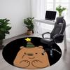 1pc We Bare Bears Office Round Area Rug, Under Office Chairs Bedroom Living Room Home Decor, Room Deco, Available In Various Sizes