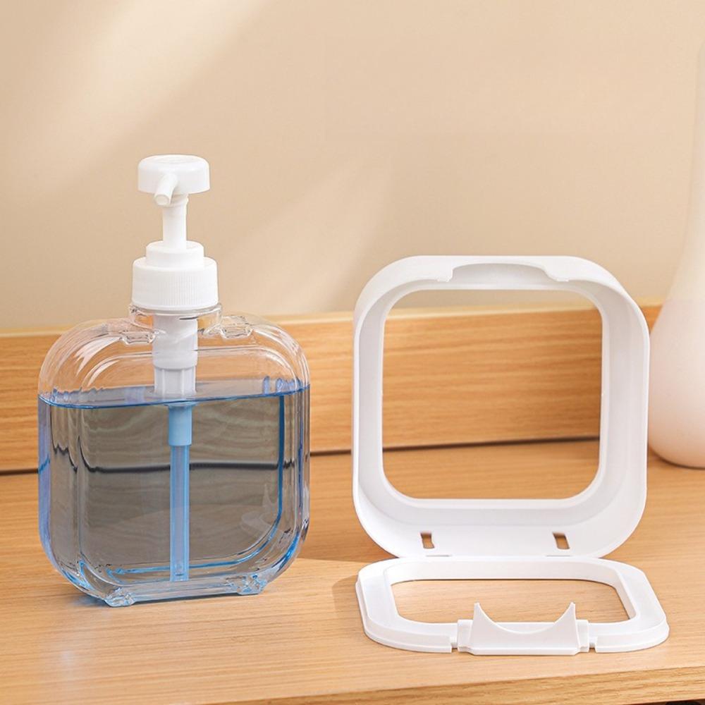 1 st 300 ml Pressflaska för Resa Läckagesäker Transparent Bärbar Behållare för Toalettartiklar för Schampo Duschgel Handsprit