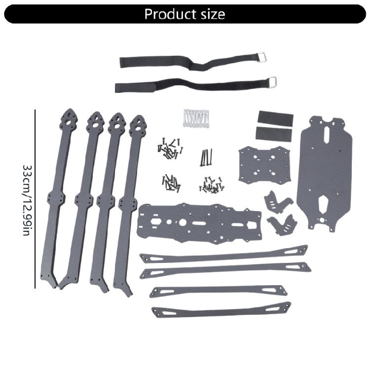 Advanced 13Inch Carbon Fiber Frame for MARK4 V3Pro Drones Rack for Aerial Exploration and Commercial Application