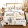 Graffiti Word Bedspread Cover Collection Merry Christmas Long-lasting Polyester Comforter Cover With Pillowcase King Dimension Queen Dimension Size